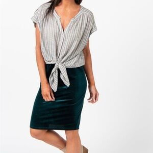 🌈 Agnes & Dora Velvet Skirt